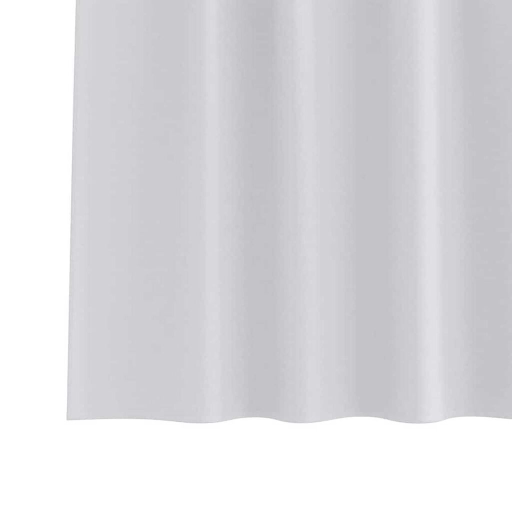 vidaXL Κουρτίνες με κουρτίνες 2 pcs Ανοιχτό Γκρι Πολυεστέρας