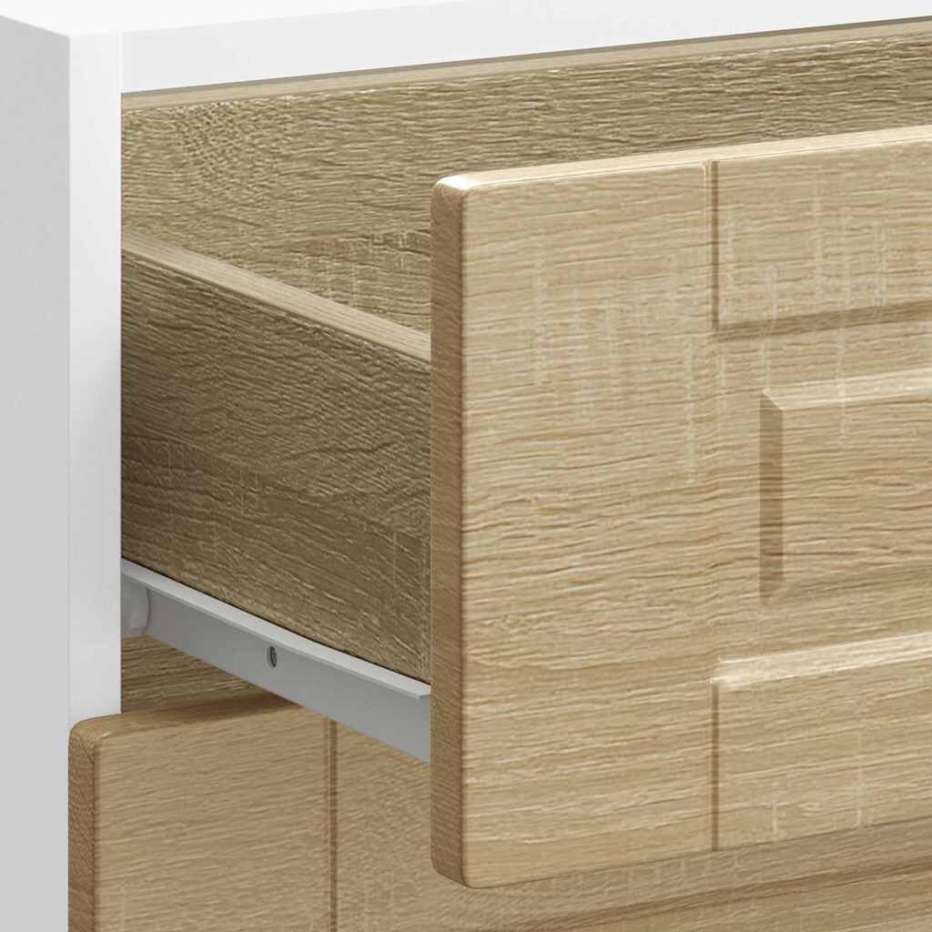 vidaXL ντουλάπι βάσης κουζίνας Porto Δρυς sonoma κατασκευασμένο ξύλο