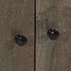 vidaXL 3 τεμαχίων Sideboards ανοιχτό γκρι μασίφ ξύλο Mango