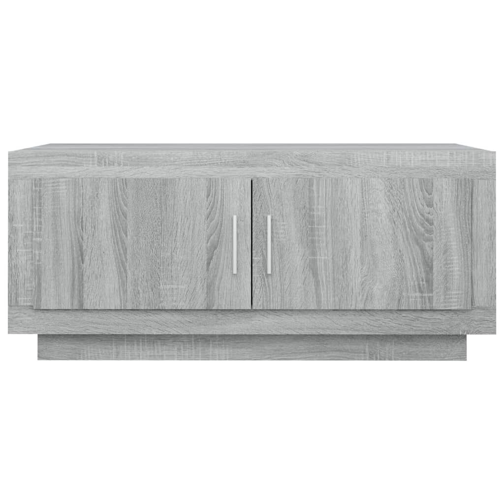 vidaXL Τραπεζάκι Σαλονιού Γκρι Sonoma 102x50x45 εκ. Επεξεργασμένο Ξύλο