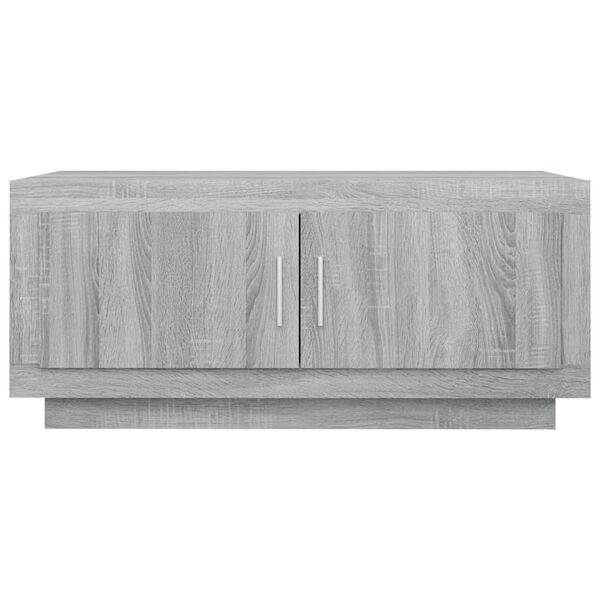 vidaXL Τραπεζάκι Σαλονιού Γκρι Sonoma 102x50x45 εκ. Επεξεργασμένο Ξύλο