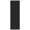 vidaXL Ντουλάπι Μαύρο 40x41x124 εκ. από Επεξεργασμένο Ξύλο