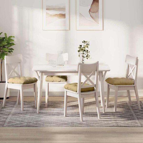 vidaXL &Mu;&alpha;&xi;&iota;&lambda;ά&rho;&iota;&alpha; &kappa;&alpha;&theta;&iota;&sigma;&mu;ά&tau;&omega;&nu; 4 pcs &Gamma;&kappa;&rho;&iota; &Pi;&rho;ά&sigma;&iota;&nu;&omicron; 45 x 45 cm