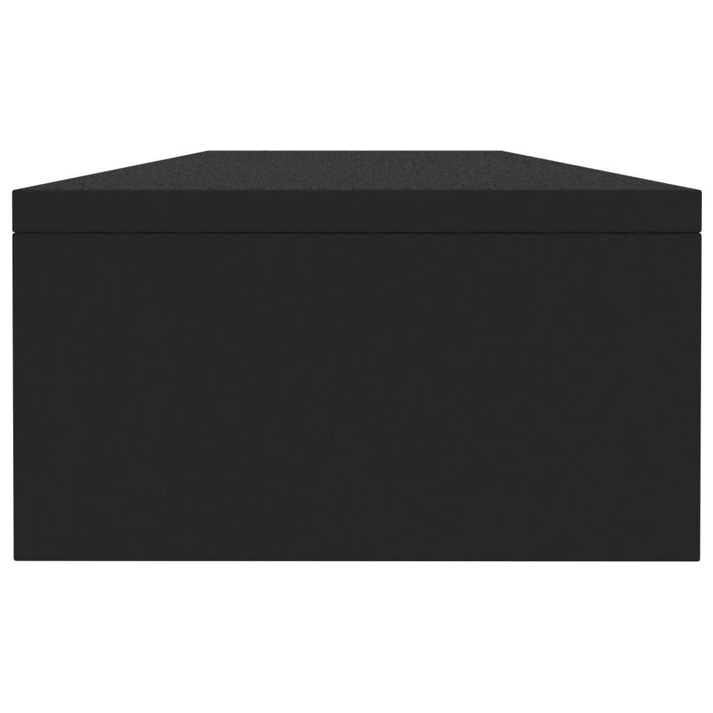 vidaXL Βάση Οθονών Μαύρη 100 x 24 x 13 εκ. από Επεξ. Ξύλο
