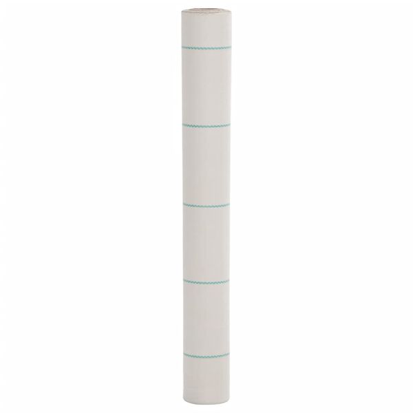 vidaXL Μεμβράνη Εδαφοκάλυψης Λευκή 1x10 μ. από Πολυπροπυλένιο