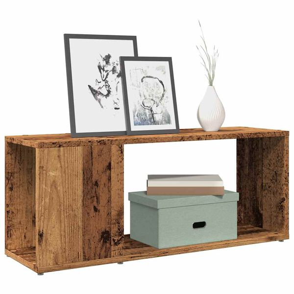 ντουλάπι τηλεόρασης vidaXL Παλιό ξύλο 80x24x32cm Κατασκευασμένο ξύλο