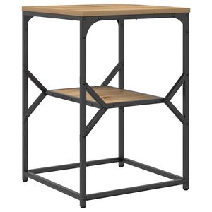 vidaXL &Tau;&rho;&alpha;&pi;&epsilon;&zeta;ά&kappa;&iota; &Pi;&lambda;&epsilon;&upsilon;&rho;ά&sigmaf; Artisan Oak 41 x 40 x 60 &epsilon;&kappa;.