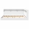 vidaXL Κρεβάτι Βιβλιοθήκης Λευκό 160 x 200 cm Επεξεργασμένο ξύλο