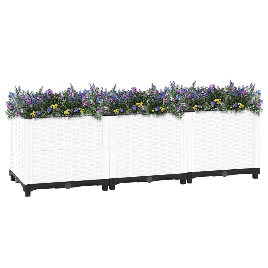 vidaXL Ζαρντινιέρα 120 x 40 x 38 εκ. από Πολυπροπυλένιο