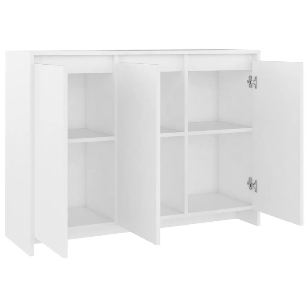 vidaXL Μπουφές Λευκός 102 x 33 x 75 εκ. από Επεξ. Ξύλο