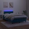 vidaXL &Kappa;&rho;&epsilon;&beta;ά&tau;&iota; Boxspring &mu;&epsilon; &Sigma;&tau;&rho;ώ&mu;&alpha; & LED &Sigma;&kappa;. &Mu;&pi;&lambda;&epsilon; 120x200&epsilon;&kappa;. &Beta;&epsilon;&lambda;&omicron;ύ&delta;&iota;&nu;&omicron;
