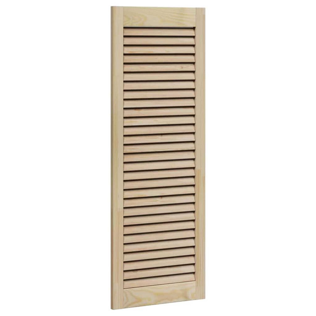 vidaXL Πόρτες Ντουλάπας με πόρτα 4 pcs Καφέ 110 x 39.5 x 2.1 εκ