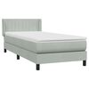 vidaXL &Kappa;&rho;&epsilon;&beta;ά&tau;&iota; Boxspring &mu;&epsilon; &Sigma;&tau;&rho;ώ&mu;&alpha; &Alpha;&nu;&omicron;&iota;&chi;&tau;ό &Gamma;&kappa;&rho;&iota; 80x210 &epsilon;&kappa;. &Beta;&epsilon;&lambda;&omicron;ύ&delta;&iota;&nu;&omicron;
