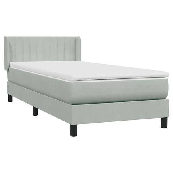 vidaXL &Kappa;&rho;&epsilon;&beta;ά&tau;&iota; Boxspring &mu;&epsilon; &Sigma;&tau;&rho;ώ&mu;&alpha; &Alpha;&nu;&omicron;&iota;&chi;&tau;ό &Gamma;&kappa;&rho;&iota; 80x210 &epsilon;&kappa;. &Beta;&epsilon;&lambda;&omicron;ύ&delta;&iota;&nu;&omicron;