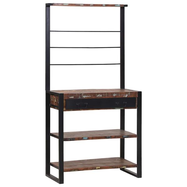 vidaXL Ράφι κουζίνας Πολύχρωμο 80 x 40 x 160 cm