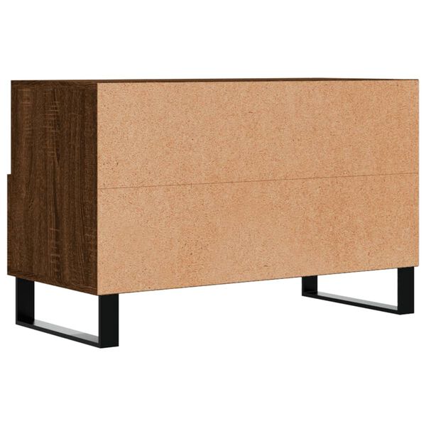 vidaXL Έπιπλο Τηλεόρασης Καφέ Δρυς 80x36x50 εκ. Επεξ. Ξύλο