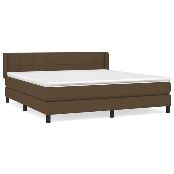 vidaXL &Kappa;&rho;&epsilon;&beta;ά&tau;&iota; Boxspring &mu;&epsilon; &Sigma;&tau;&rho;ώ&mu;&alpha; &Sigma;&kappa;&omicron;ύ&rho;&omicron; &Kappa;&alpha;&phi;έ 180x200 &epsilon;&kappa; &Upsilon;&phi;&alpha;&sigma;&mu;ά&tau;&iota;&nu;&omicron;