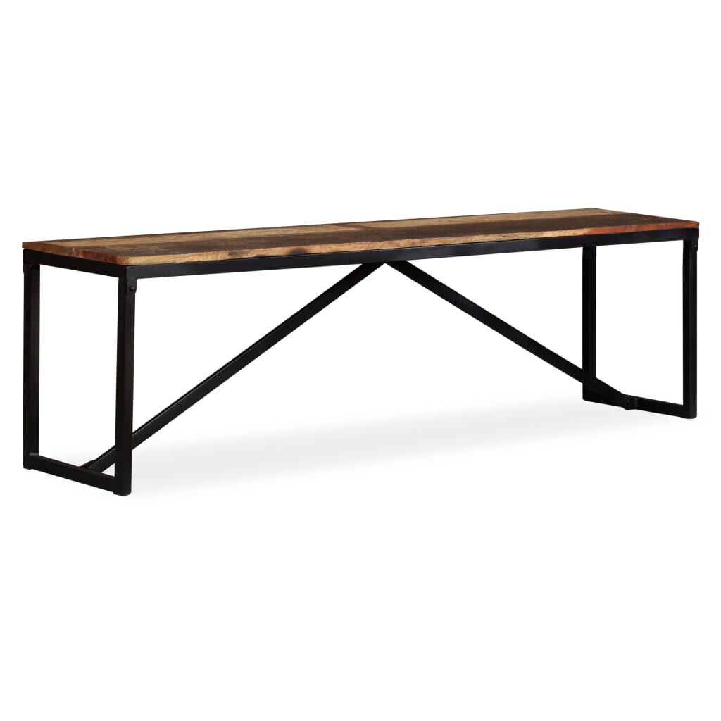 vidaXL Πάγκος 160 x 35 x 45 εκ. από Μασίφ Ανακυκλωμένο Ξύλο