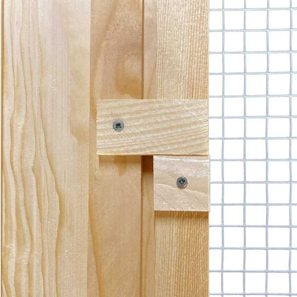 vidaXL Κοτέτσι Καφέ 225 x 60 x 89 εκ