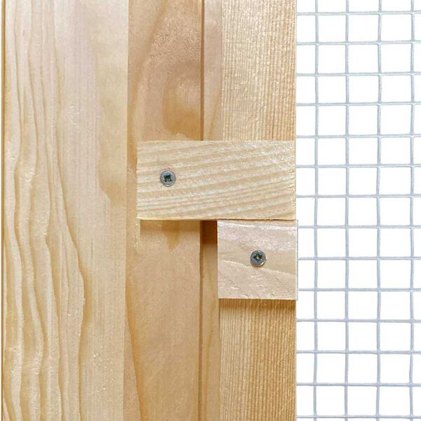 vidaXL Κοτέτσι Καφέ 225 x 60 x 89 εκ