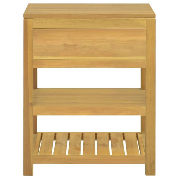 vidaXL Έπιπλο Μπάνιου 60 x 45 x 75 εκ. από Μασίφ Ξύλο Teak