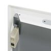 vidaXL Πάνελ Πρόσβασης 2 pcs Λευκό 20 x 20 cm Ατσάλι