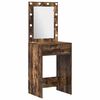 vidaXL Τραπέζι περιποίησης με συρτάρι 2 pcs Καφέ 50 x 41 x 135 εκ