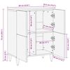 vidaXL Sideboard 60x33,5x75 cm μασίφ ξύλο Mango