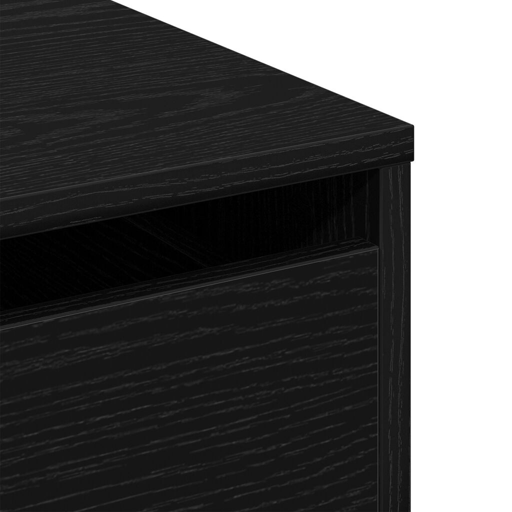 vidaXL Συρταριέρα Μαύρη Δρυς 60x41x76 εκ Επεξεργασμένη Ξυλεία
