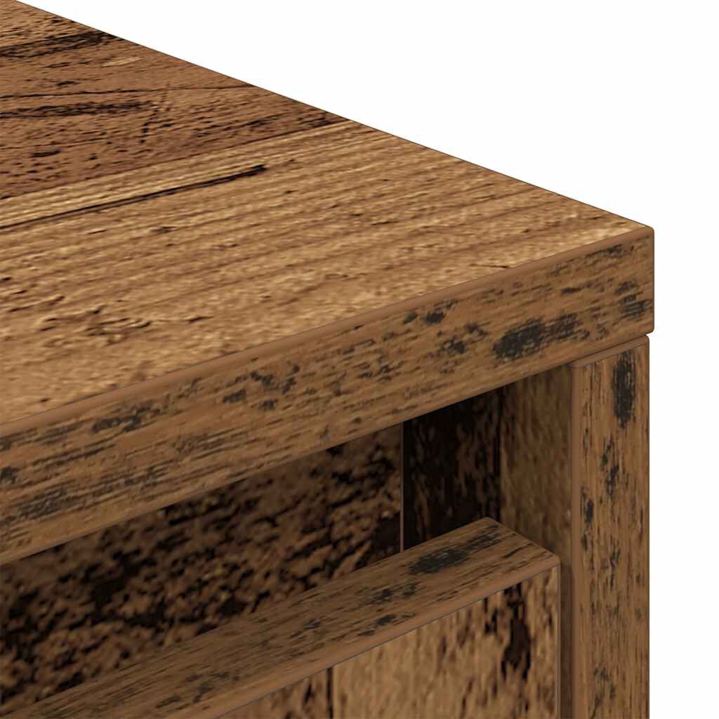 vidaXL Ντουλάπι με συρτάρι 55,5x34x119,5 εκ. Ξύλινο μηχανουργικό ξύλο