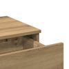 vidaXL Μπουφανάκι artisan δρυς 100 x 40 x 130 εκ Επεξεργασμένο ξύλο