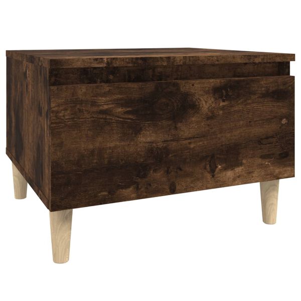 vidaXL Βοηθητικό Τραπέζι Καπνιστή Δρυς 50x46x35 εκ. Επεξεργασμένο Ξύλο