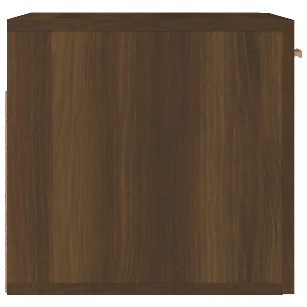 vidaXL Ντουλάπι Τοίχου Καφέ Δρυς 80x35x36,5 εκ. Επεξεργασμένο Ξύλο