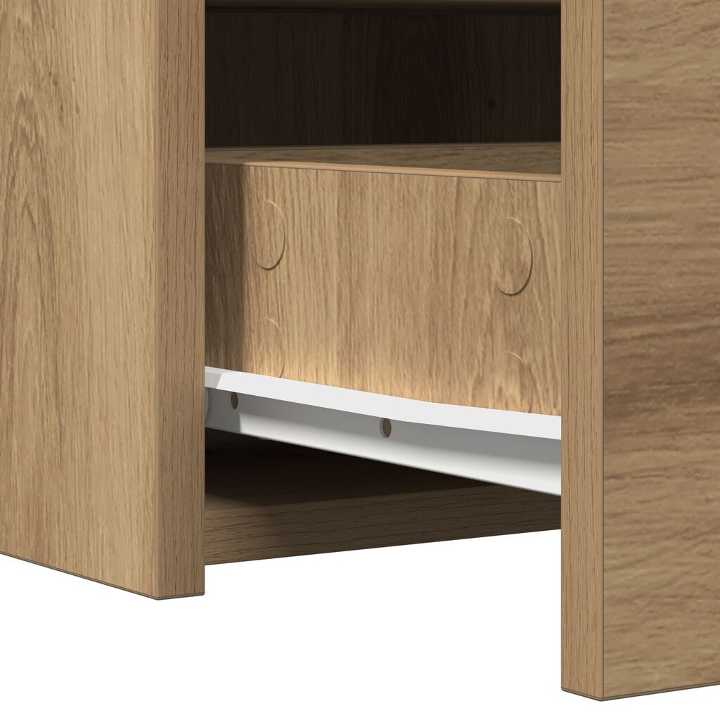 vidaXL Κρεμαστή Γλυφίδα Δρυς 100x40x70 εκ