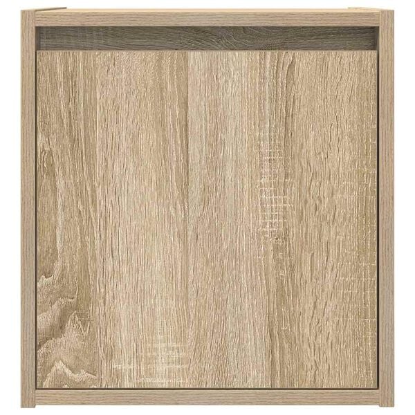 vidaXL Κομοδίνα Επιτοίχια 2 τεμ. Sonoma Δρυς 38x34x40 εκ.