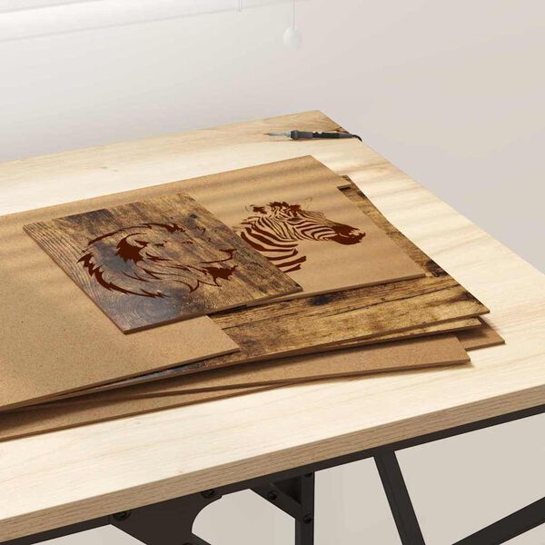 vidaXL &Delta;&iota;&alpha;&kappa;&omicron;&sigma;&mu;&eta;&tau;&iota;&kappa;ά &Pi;ά&nu;&epsilon;&lambda; 12 pcs &Kappa;&alpha;&pi;&nu;&iota;&sigma;&tau;ό &Delta;&rho;ύ&sigmaf; 30 x 42 x 0.27 &epsilon;&kappa;