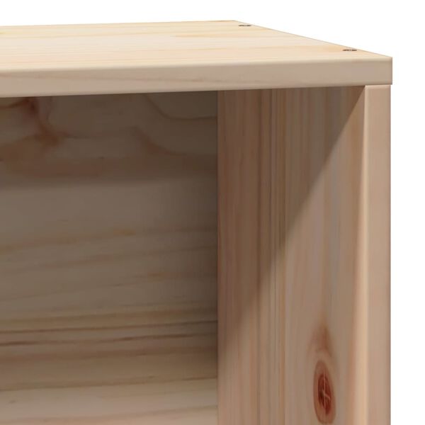 vidaXL Κρεβάτι Βιβλιοθήκη Χωρίς Στρώμα 100x200 εκ. Μασίφ Ξύλο Πεύκο