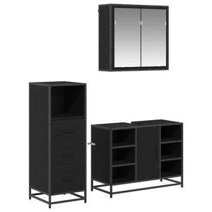 vidaXL &Sigma;&epsilon;&tau; &Epsilon;&pi;ί&pi;&lambda;&omega;&nu; &Mu;&pi;ά&nu;&iota;&omicron;&upsilon; 3 &tau;&mu;&chi;. &Pi;&alpha;&lambda;&iota;ό &Xi;ύ&lambda;&omicron; 35 x 37,5 x 166 &epsilon;&kappa;.