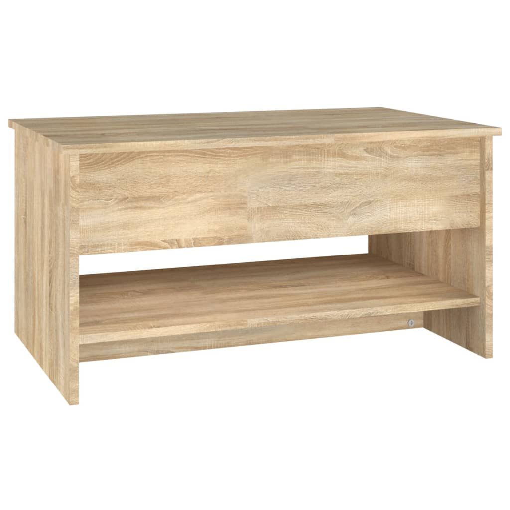 vidaXL Τραπεζάκι Σαλονιού Sonoma Δρυς 80x50x40 εκ. Επεξεργασμένο Ξύλο