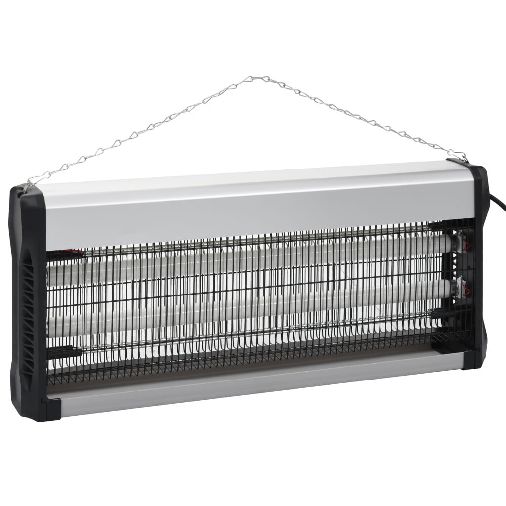 vidaXL Εντομοπαγίδα Ηλεκτρική 40 W Μαύρη από Αλουμίνιο και ABS