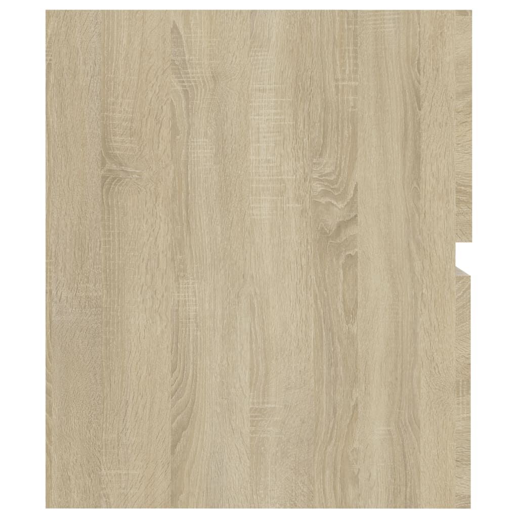 vidaXL Ντουλάπι Νιπτήρα Sonoma Δρυς 60x38,5x45 εκ. από Επεξ. Ξύλο