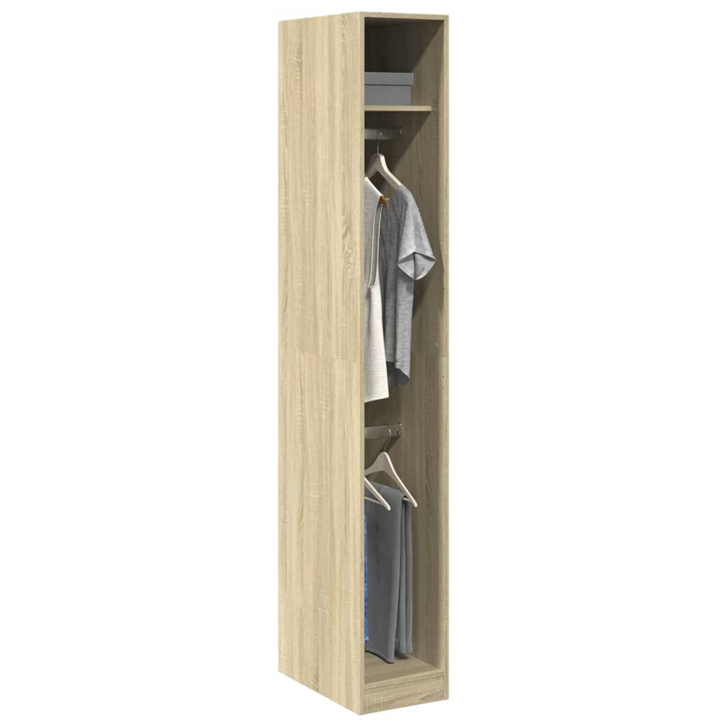 vidaXL Ντουλάπα Sonoma Δρυς 30x50x200 εκ. από Επεξεργασμένο Ξύλο