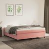 vidaXL &Kappa;&rho;&epsilon;&beta;ά&tau;&iota; Boxspring &mu;&epsilon; &Sigma;&tau;&rho;ώ&mu;&alpha; &Rho;&omicron;&zeta; 160x200 &epsilon;&kappa;. &Beta;&epsilon;&lambda;&omicron;ύ&delta;&iota;&nu;&omicron;