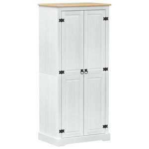 vidaXL &Nu;&tau;&omicron;&upsilon;&lambda;ά&pi;&epsilon;&sigmaf; &Lambda;&epsilon;&upsilon;&kappa;ό 76 x 50 x 170 &epsilon;&kappa;. &Sigma;&tau;&epsilon;&rho;&epsilon;ά &xi;&upsilon;&lambda;&epsilon;ί&alpha; &pi;&epsilon;ύ&kappa;&omicron;&upsilon;