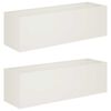 vidaXL &Gamma;&lambda;ά&sigma;&tau;&rho;&alpha; &Kappa;ή&pi;&omicron;&upsilon; 2 &tau;&mu;&chi;. &Lambda;&epsilon;&upsilon;&kappa;ό 100 x 30 x 30 cm