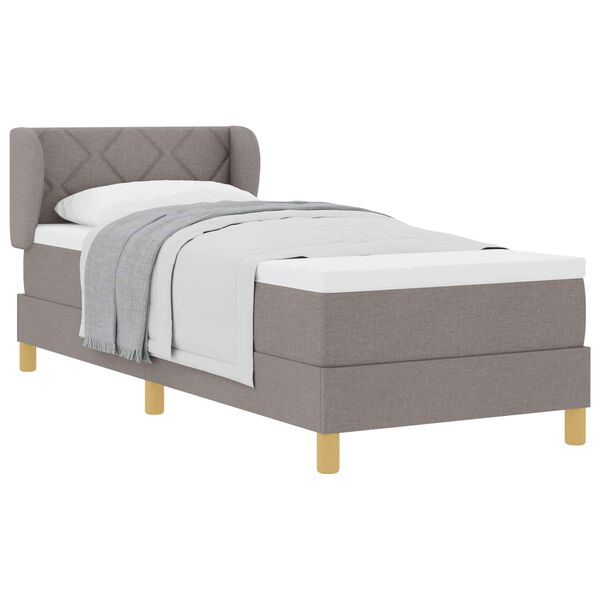vidaXL &Kappa;&rho;&epsilon;&beta;ά&tau;&iota; &mu;&epsilon; &epsilon;&lambda;&alpha;&tau;ή&rho;&iota;&alpha; &mu;&epsilon; &sigma;&tau;&rho;ώ&mu;&alpha; Taupe 80 x 200 cm ύ&phi;&alpha;&sigma;&mu;&alpha;