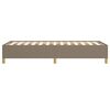 vidaXL Σκελετός Κρεβατιού Χωρίς Στρώμα Taupe 90x200 εκ. Υφασμάτινο