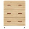 vidaXL Συρταριέρα Sonoma Δρυς 69,5 x 34 x 90 εκ. από Επεξεργ. Ξύλο