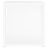 vidaXL Τραπέζι Βοηθητικό Λευκό 33 x 33 x 34,5 εκ. από Επεξ. Ξύλο