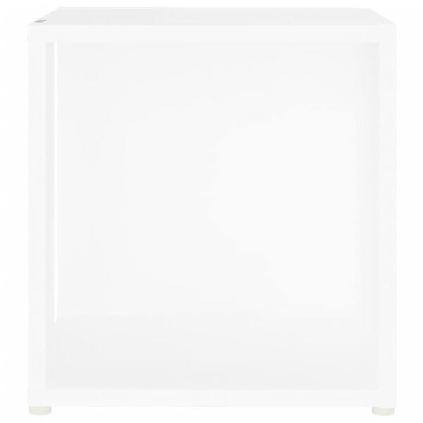 vidaXL Τραπέζι Βοηθητικό Λευκό 33 x 33 x 34,5 εκ. από Επεξ. Ξύλο